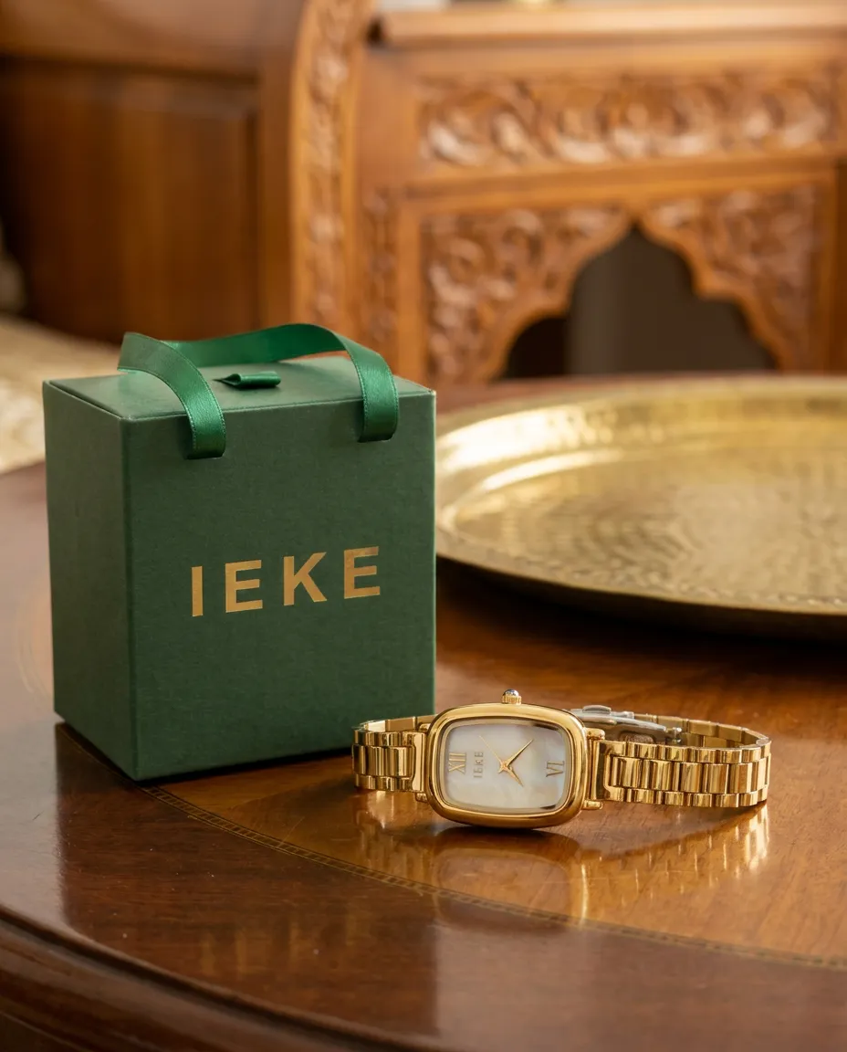 Montre Femme IEKE Or - Cadran Texturé – Image 3