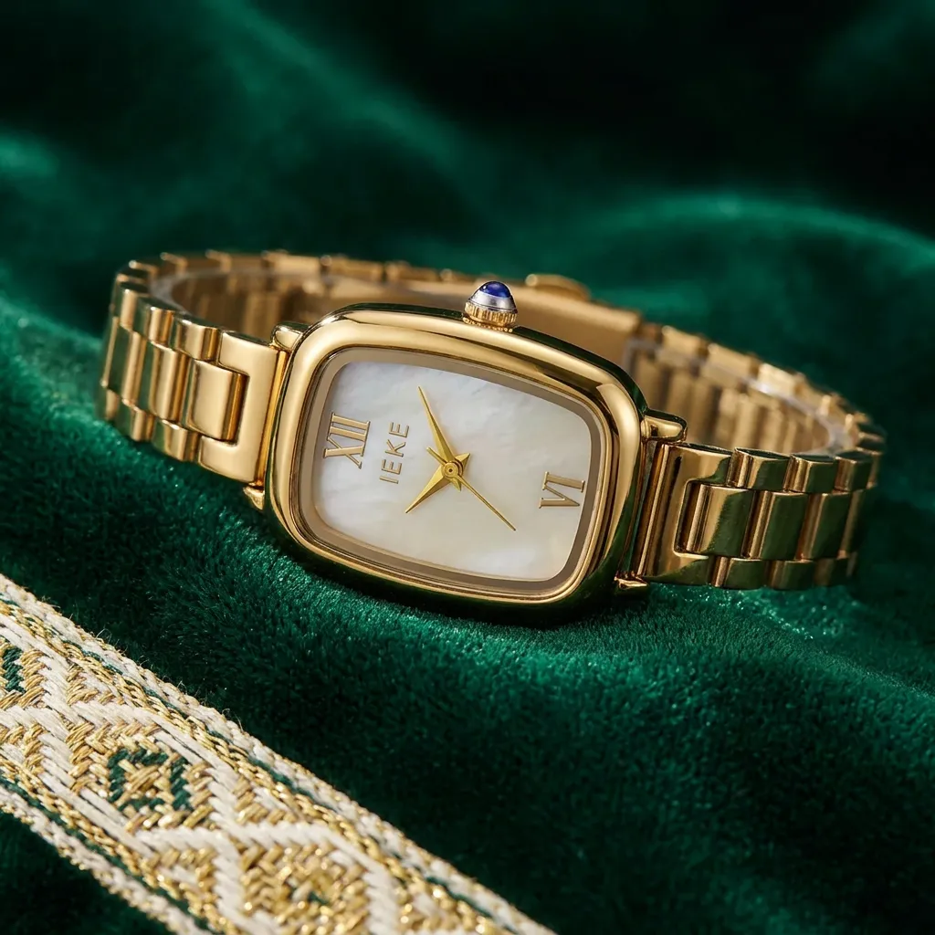 Montre Femme IEKE Or - Cadran Texturé