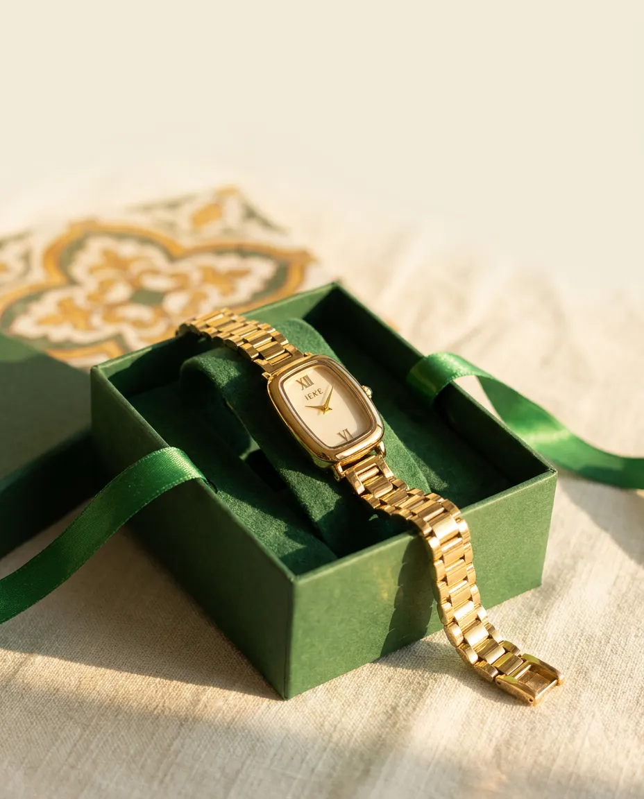 Montre Femme IEKE Or - Cadran Texturé – Image 4