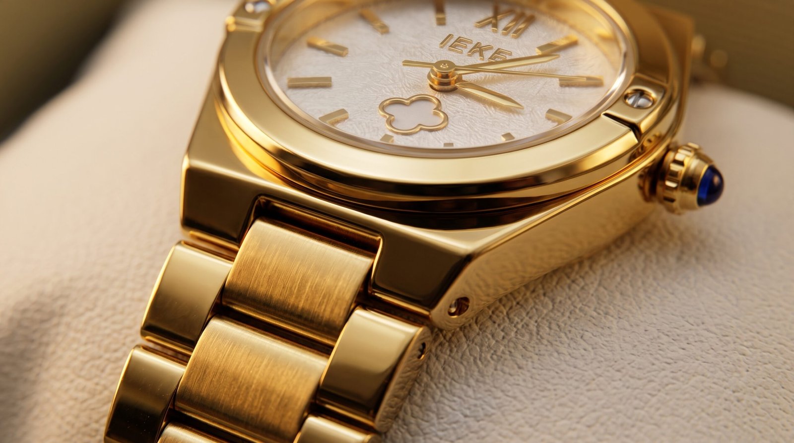 Montre IEKE - Motif Trèfle Porte-Bonheur